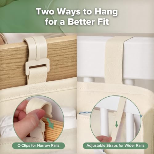 haakaa NestSide Hanging Diaper Organizer - Image 6