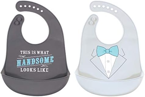 Little Treasure Unisex BabySilicone Bibs - Image 2