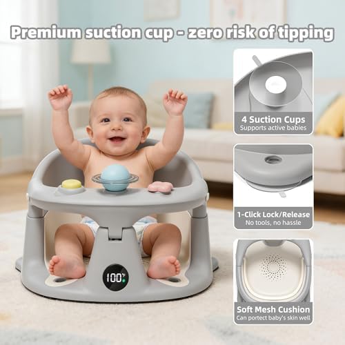 Baby Bath Seat for Babies 6 Months & up - Image 6