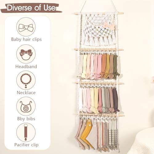 POVETIRE Headband Holder Hair Bow Organizer - Image 4