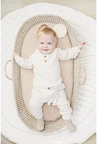 Konssy Muslin Bassinet Sheets for Baby Boys and Girls, 2 Pack - Image 4