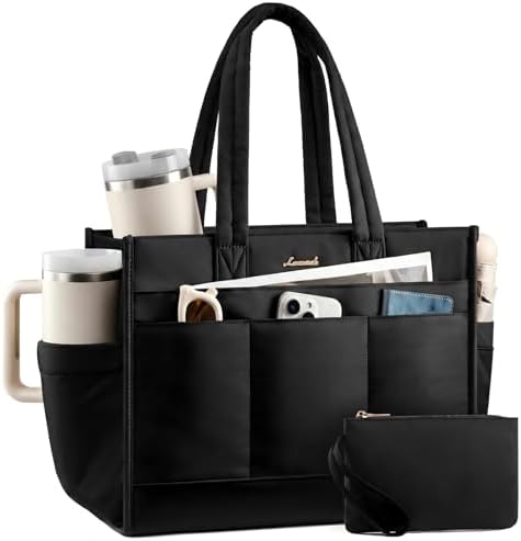 LOVEVOOK Work Tote Bag for Women, 15.6 Inch Laptop Bag by LOVEVOOK