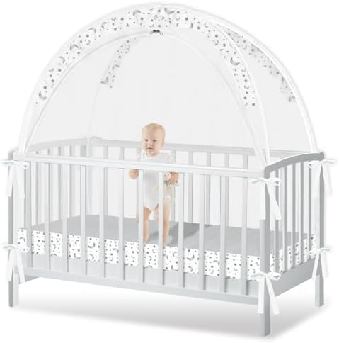 Crib Tent to Keep Baby from Climbing Out by Unknown