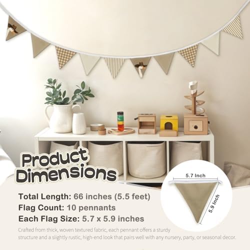 Goose Nursery Garland Pennant Banner 5.5Ft, Boho Nursery Nursery Garland - Image 6