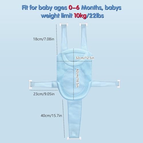 Colorlife Baby Bath Seat Support Net Infant Bathing Seat Support Mat, - Image 6