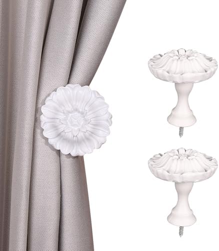 SUQ I OME Set of 2 Blossom Window Curtain Holdbacks Tiebacks by SUQIOME