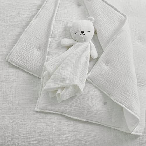 Levtex Baby - Cloud Muslin Crib Bed Set - Baby Nursery Set - White Stars - - Image 4