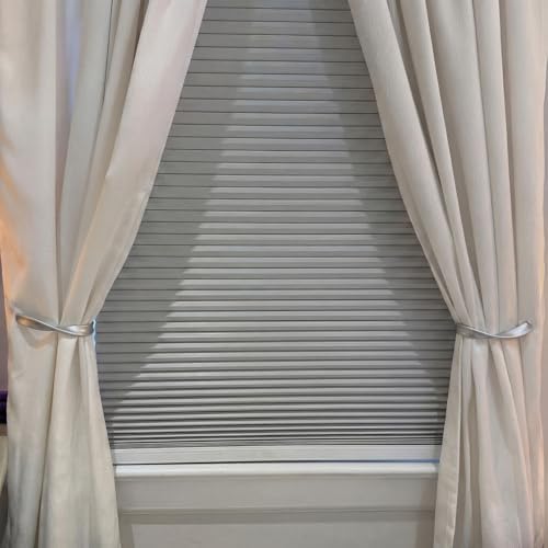 Chumia 2 Pcs Brushed Silver Metal Curtain Holdbacks Wall Mounted Tiebacks - Image 4