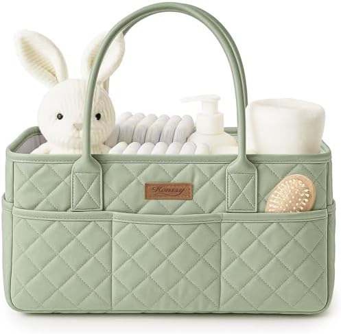 Konssy Baby Diaper Caddy Organizer, Solid Design by Konssy