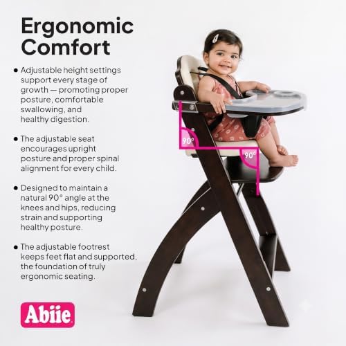 Abiie Beyond Junior Convertible Wooden High Chair - Image 5