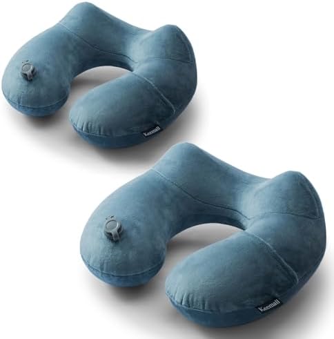 Keemall Inflatable Travel Neck Pillow by Keemall