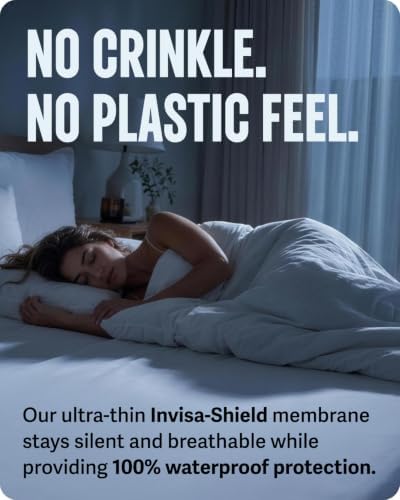 SafeRest Waterproof Queen Size Mattress Protector - Image 3