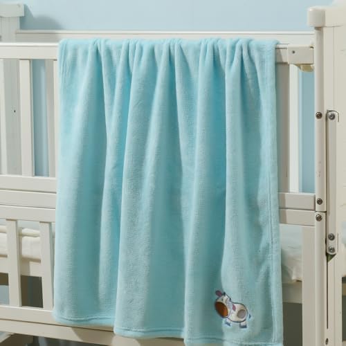 CREVENT 2Pcs 30''X40'' Cute Cozy Fluffy Warm Baby Blankets - Image 3