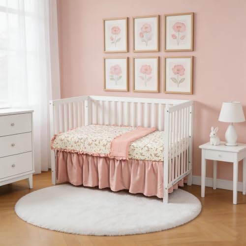Organic Cotton Muslin Baby Crib Bedding Set 3PK - Image 2