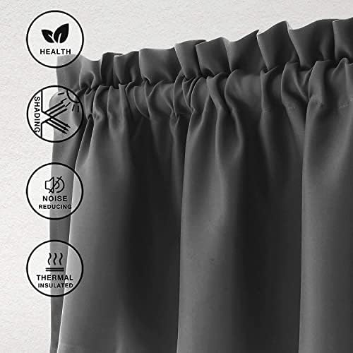 Hiasan Dark Grey Valance Curtains - Image 2