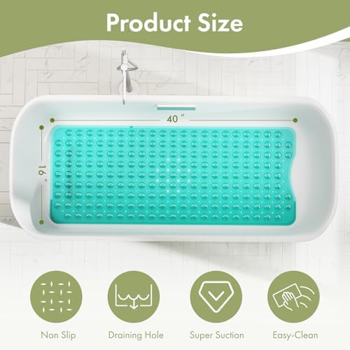 AmazerBath Shower Mat Non Slip 40 x 16 Inches, Shower Stall Mats - Image 4