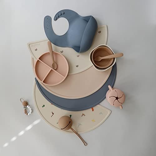 mushie Silicone Placemat for Kids | BPA-Free Non-Slip Design - Image 6