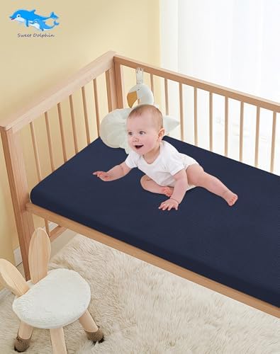 SWEET DOLPHIN 2-Pack Muslin Crib Sheets - Image 6