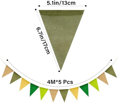 G2PLUS Pennant Banner, Triangle Flag Bunting and Bunting Garland - Image 2