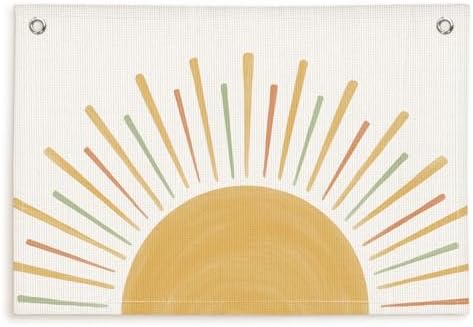 Lacama Boho Sunshine Classroom Decor, Sun Cute Hanging Banner by Lacama