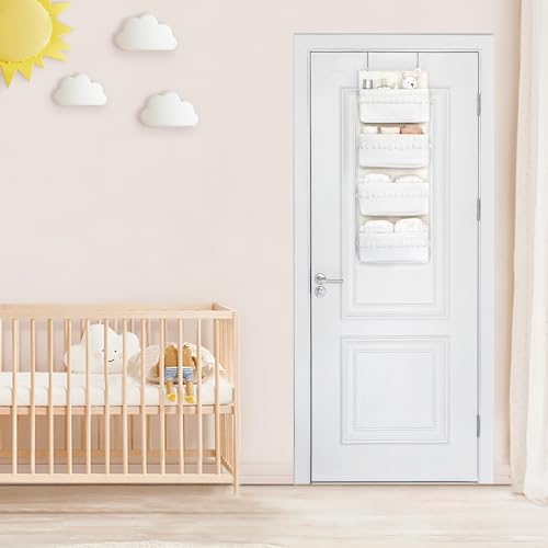 Dahey Over The Door Organizer 4 Pockets Hanging Behind Door Storage - Image 3