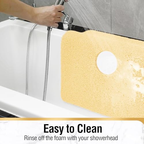 HITSLAM Square Shower Mat, 32 x 32 Inch Non Slip Bath Mat - Image 5