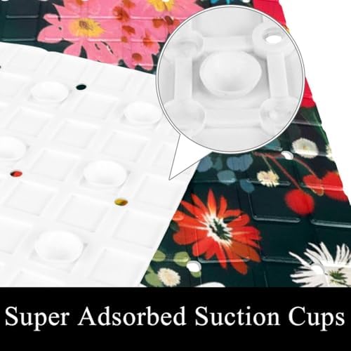 Non Slip Bathtub and Shower Mat 26.8x15.1 inch, Bath Mat - Image 2