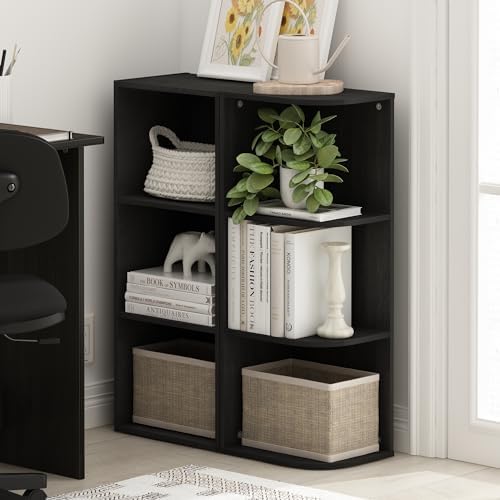 Furinno PASIR Book Shelf, 3-Tier Corner Bookshelf - Image 2