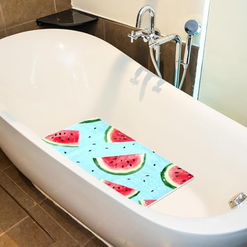 Bath Tub Shower Mat, Washable Bathtub Floor Mats, Suction Cups and Drain Holes - Image 5