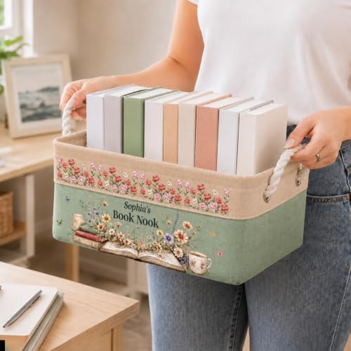 Custom Book Storage Basket - Image 3
