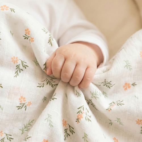 Muslin Swaddle Blankets for Newborn, Cotton Receiving Blanket - Image 3