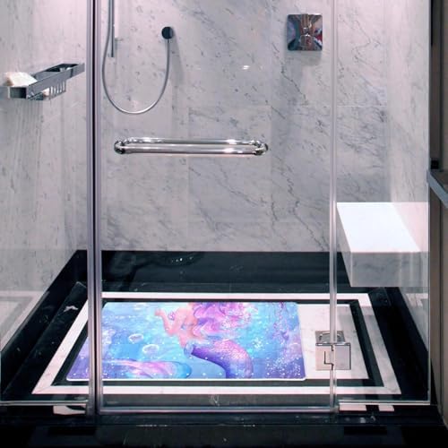 Shower Mat Non Slip, Mermaid Anti Slip Bath Mat - Image 6