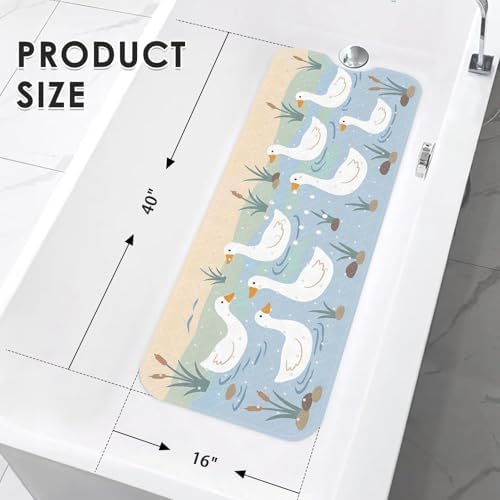 Bathtub Shower Mat 40X16 Inch, for Toddler - Image 3