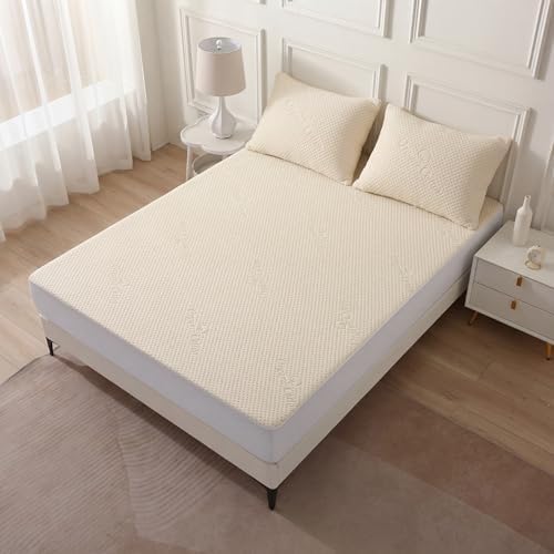 Luxury Waterproof Organic Mattress Protector Queen Size - Image 2