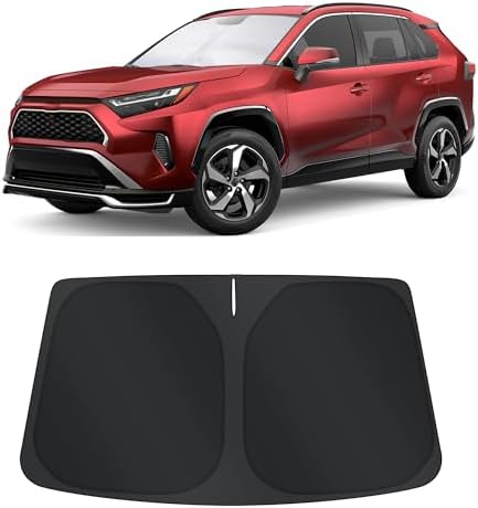 TINGLU Sun Shade for Toyota RAV4 RAV-4 2019-2025 2026 Accessories Windshield by TINGLU
