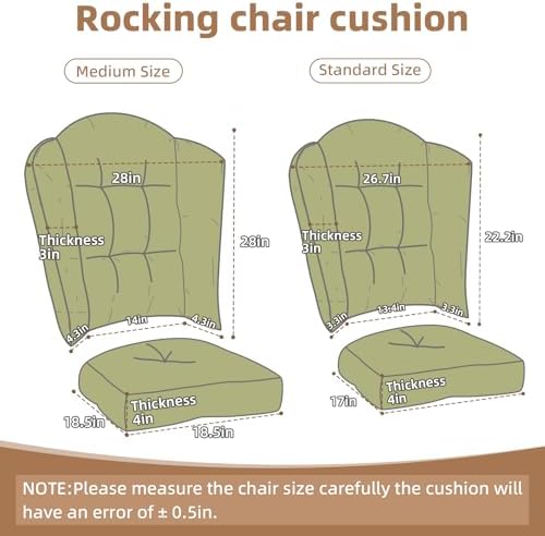 Wingback Rocking Chair cushion - Image 3