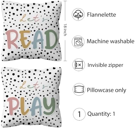 kdqua Boho Classroom Pillow Cover 18x18 Double-Sided, Kids Playroom Decorations - Image 5