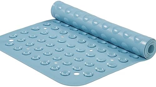 YANZIFLY Bathtub Mat for Shower: Soft Silicone Bath Mat Non Slip by Yanzifly