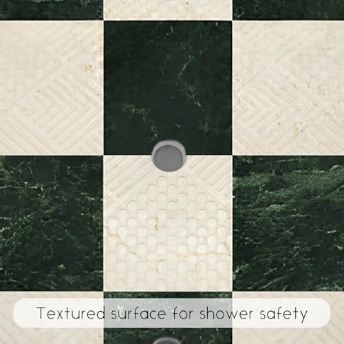 Bathtub Mat Non Slip, Checkered Square Bath tub Mat Shower Floor Mat - Image 5