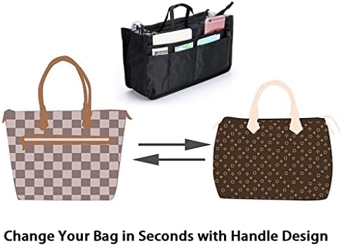 BTSKY Printing Handbag Organizers Inside Purse Insert - Image 6