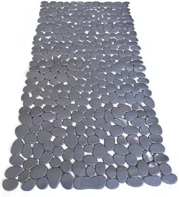 “Pebbles” Non-Slip Bathtub/Shower Mat 27.5”x14” Rectangular, Machine-Washable - Image 2