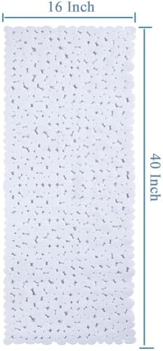Webos Bath Shower Mat Non Slip: Extra Large Pebble Bathtub mat - Image 2