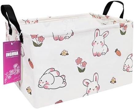 Rectangular Rabbit Storage Basket Gift Bag by INGHUA