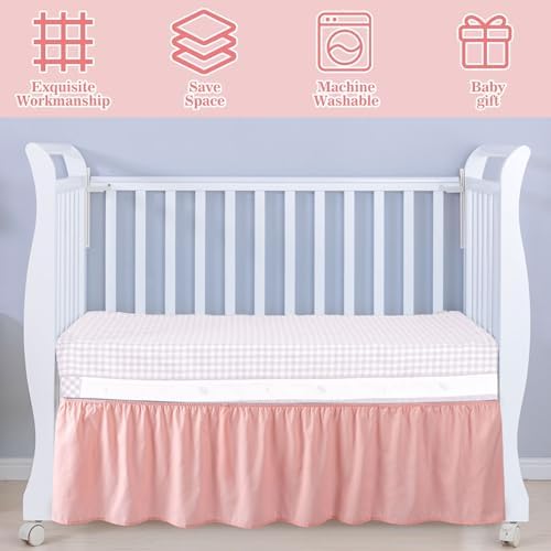 Smoothnovelty Pink Crib Bed Skirts - Image 4
