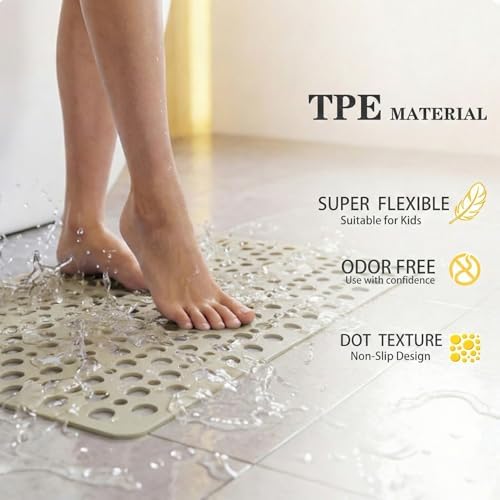 Nonslip Bathtub Mat Extra Soft TPE Bath Mat - Image 7