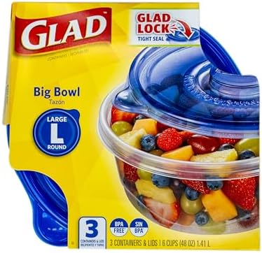 Glad GladWare Big Bowl Food Storage Containers, 48 Oz - Image 3
