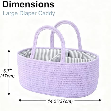 DUHEL Diaper Caddy Organizer - Image 2