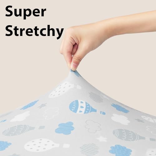 Baby Bedside Bassinet Sheets Fitted, 33”x20” Compatible - Image 4
