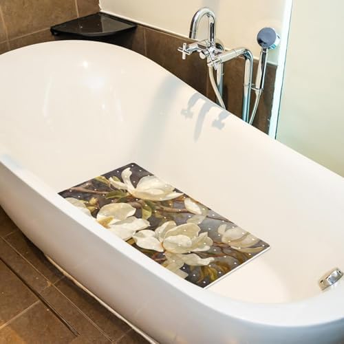 Bath Tub Shower Mat, Washable Bathtub Floor Mats, Suction Cups and Drain Holes - Image 5