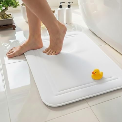 ITSOFT Memory Foam Bath Mat 24x16, Non Slip, Machine Washable, Quick Dry & by ITSOFT